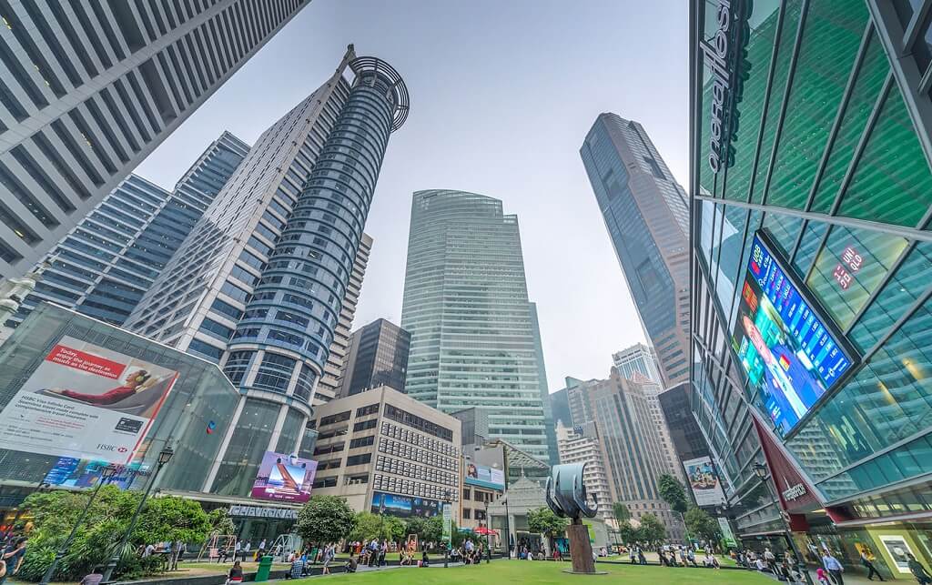 Raffles Place - Gambar dan Foto Tempat Wisata Terbaik di Singapura