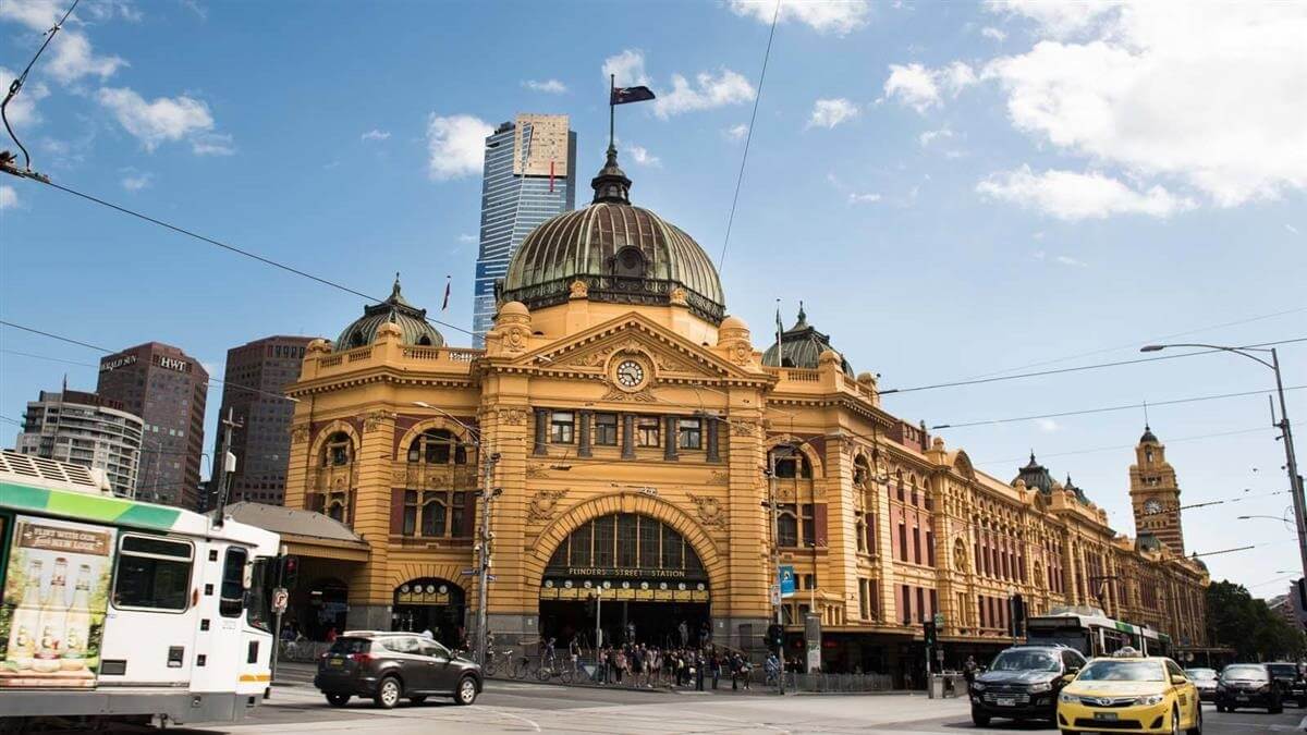 Tempat Wisata Terbaik di Melbourne - Flinders Street