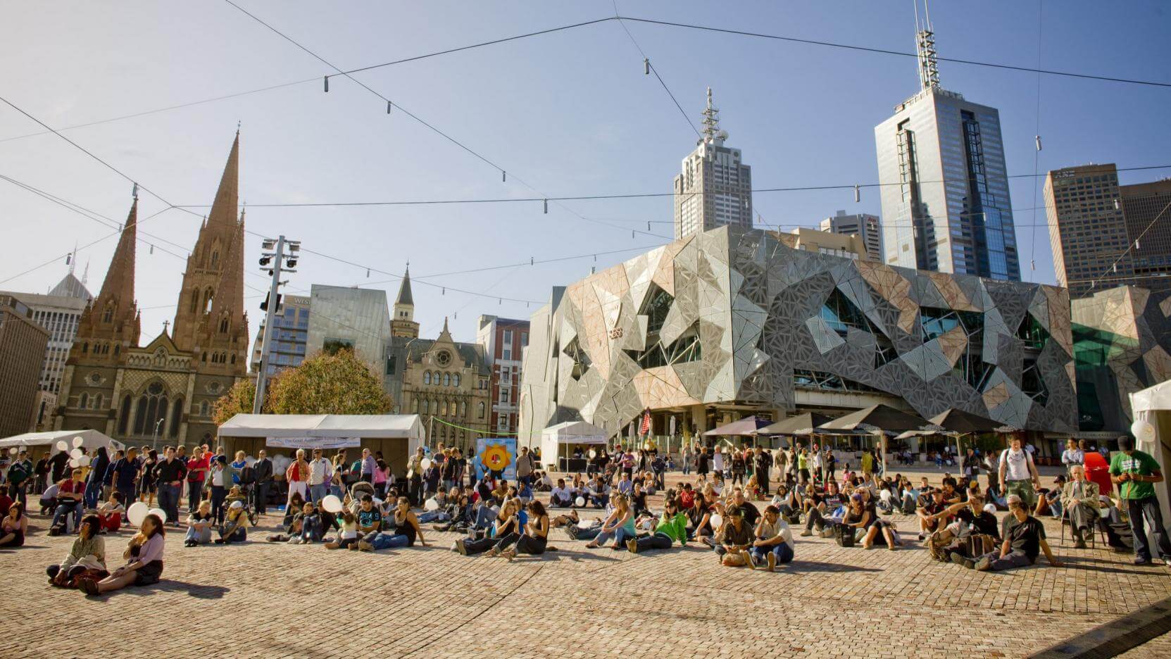 Tempat Wisata Terbaik di Melbourne - Federation Square