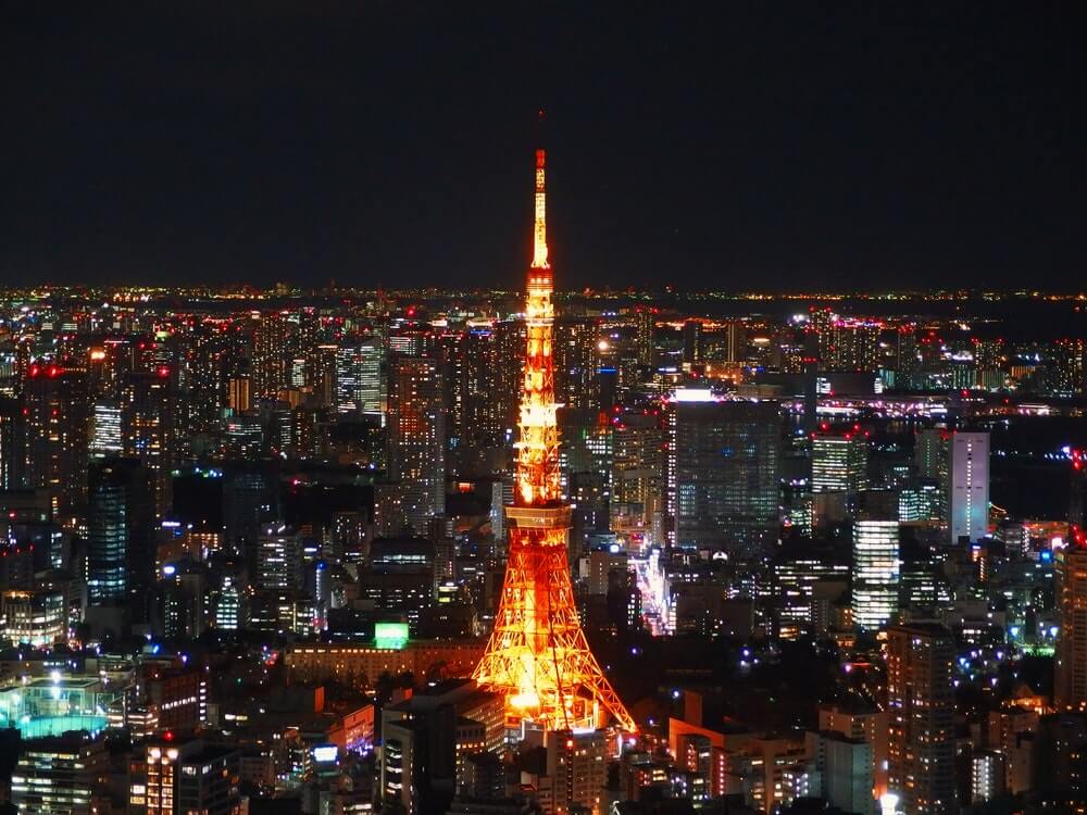 Famous Tourist Attractions in Tokyo - Tokyo Tower - Tokyo Tower