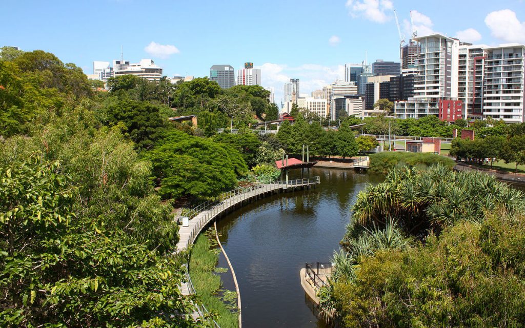 Roma Street Parkland - Tempat Wisata Terbaik di Brisbane Australia