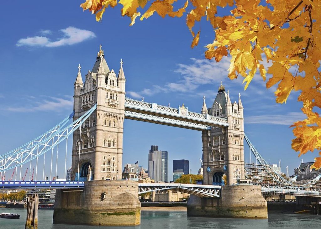 Top Tourist Attractions in London England - Tower Bridge
