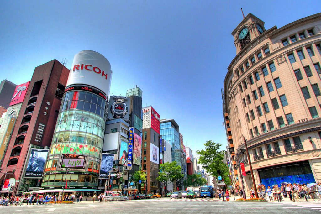 Famous Tourist Spots in Tokyo - Ginza
