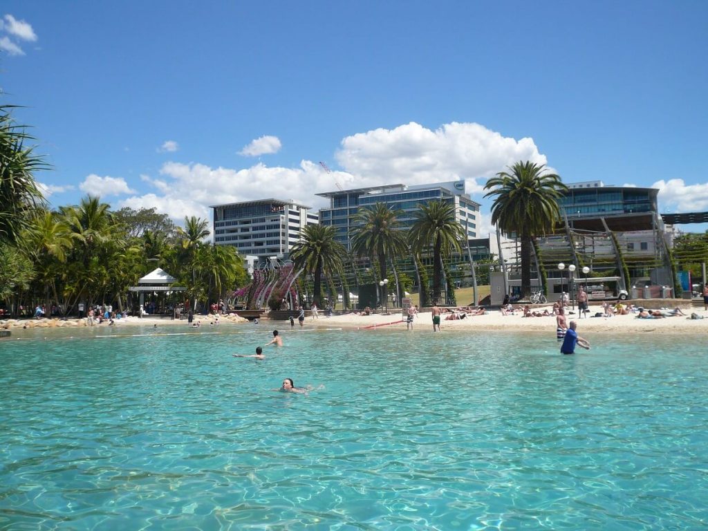 Pantai Streets - Streets Beach - Tempat Wisata Terbaik di Brisbane Australia