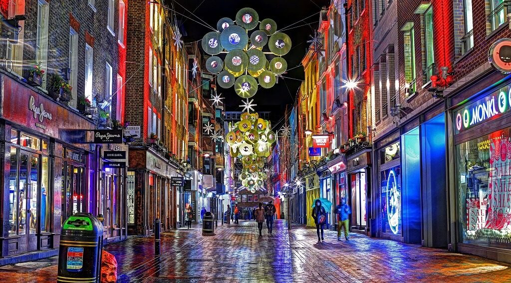 Top Tourist Attractions in London England - Carnaby Street