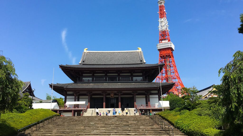Tempat Wisata Terkenal di Tokyo - Zojoji Temple - Kuil Zojoji