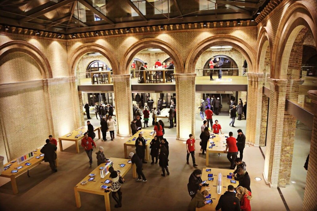 Top Tourist Attractions in London UK - Apple Store Covent Garden