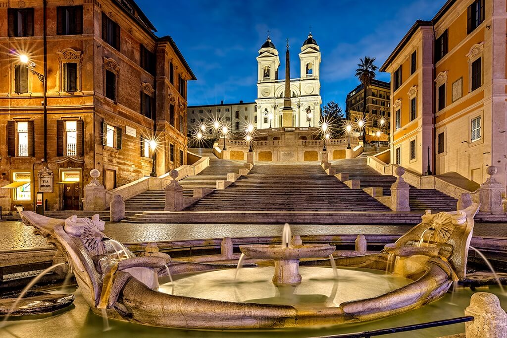 Spanish Steps - Gambar dan Foto Tempat Wisata Terkenal di Roma Italia