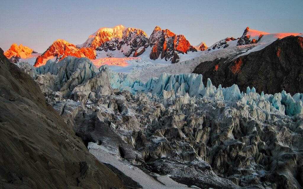 Franz Josef Glacier - Gambar Foto Tempat Wisata Favorit di Selandia Baru - New Zealand