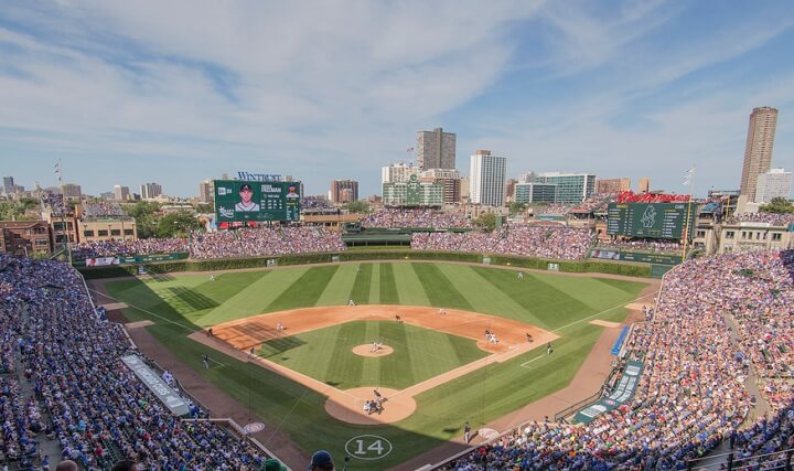 Wrigley Field - Top Sightseeing Pictures and Photos in Chicago USA