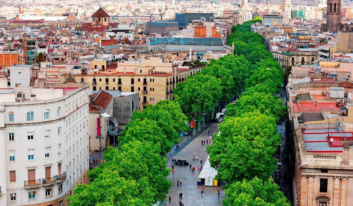 La Rambla - Gambar Foto Tempat Wisata Terbaik di Barcelona Spanyol