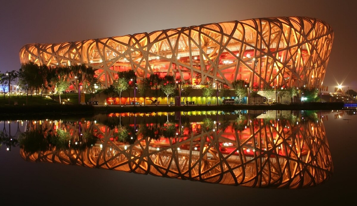 National Stadium - Gambar Foto Tempat Wisata Terkenal di Beijing China