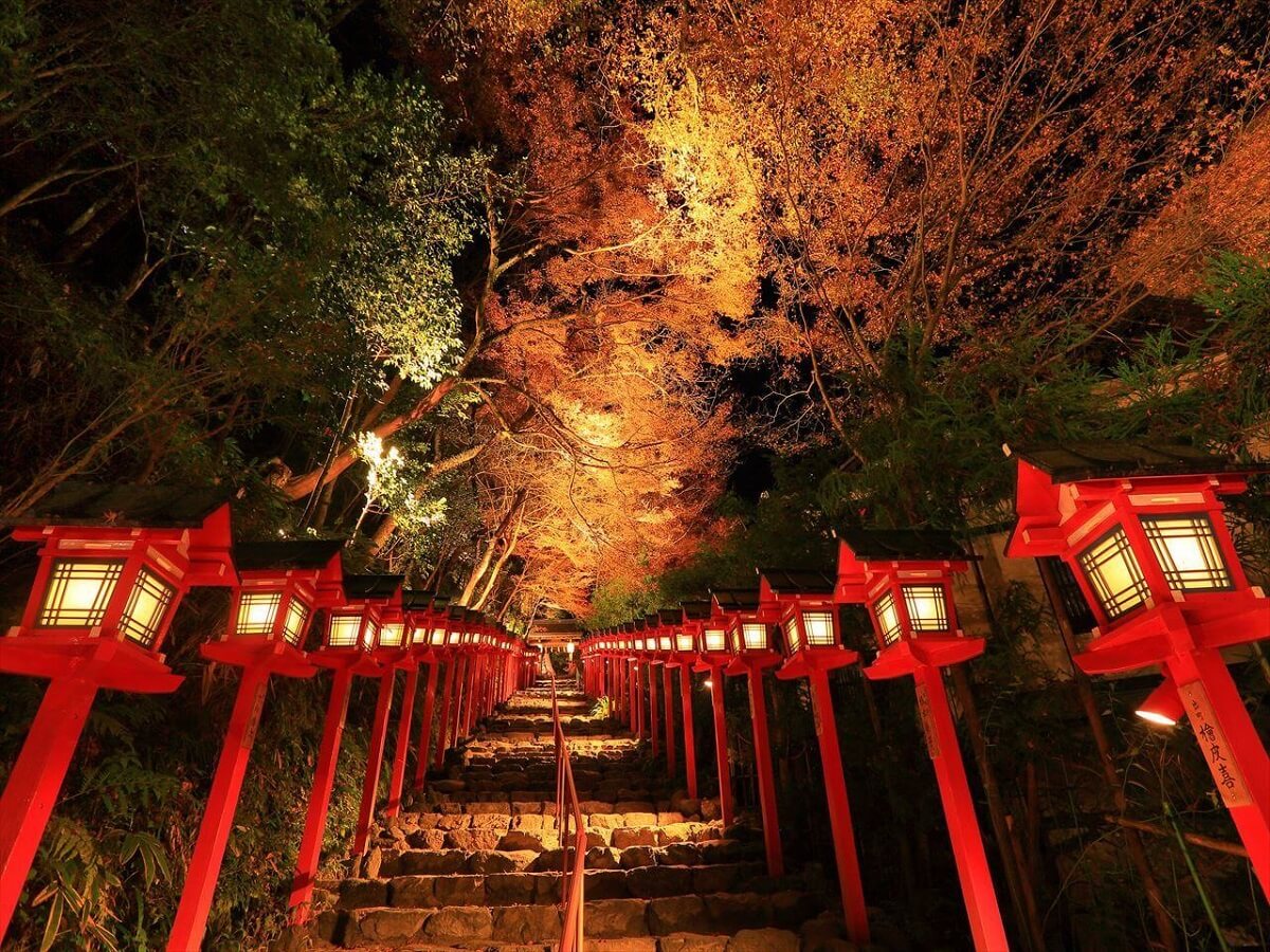 Kifune Shrine - Gambar Foto Tempat Wisata Terkenal di Kyoto Jepang