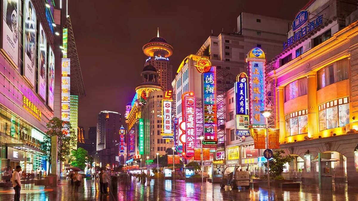 Nanjing Road - Gambar Foto Tempat Wisata Terkenal di Shanghai China