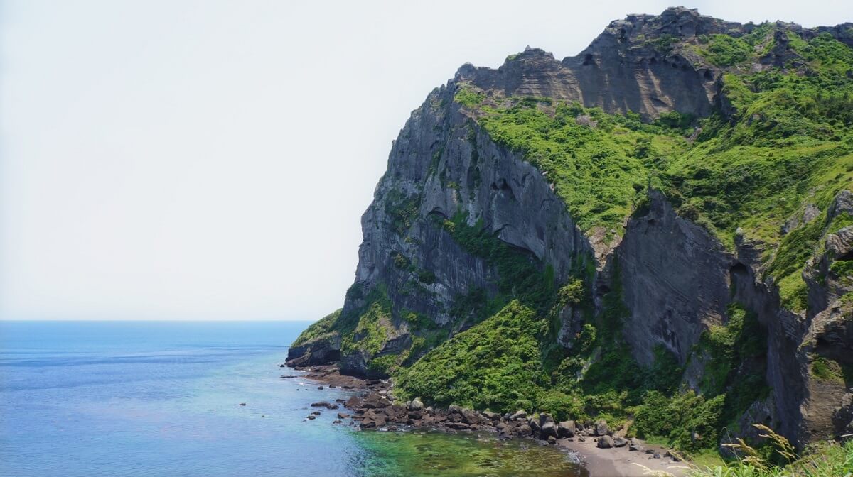 Seongsan Ilchulbong - Gambar Foto Tempat Wisata Terkenal di Jeju Korea Selatan
