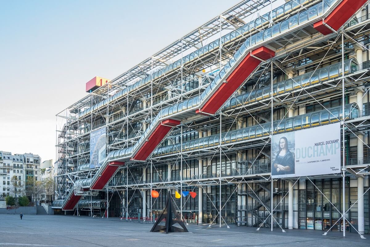 The Centre Pompidou - Gambar Foto Tempat Wisata Terkenal di Paris Perancis