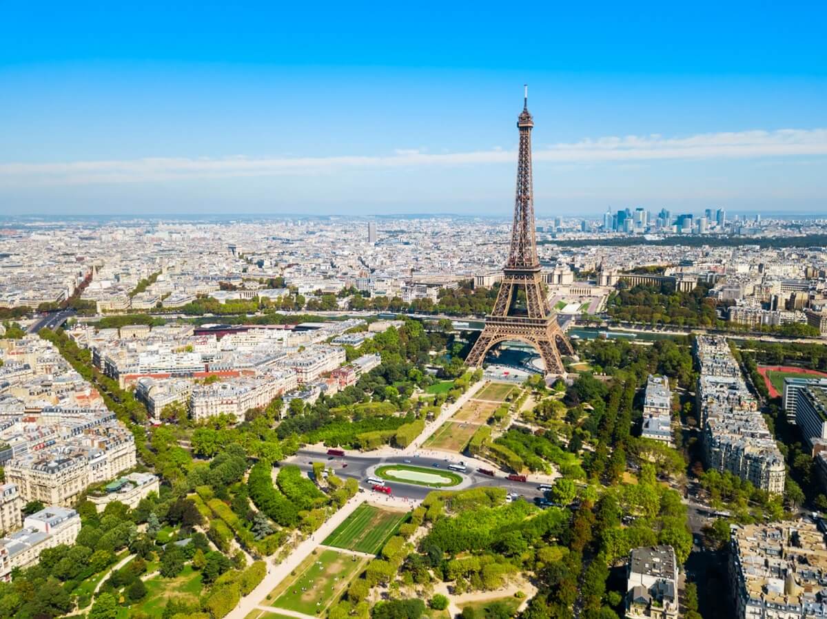 Champ de Mars - Gambar Foto Tempat Wisata Terkenal di Paris Perancis