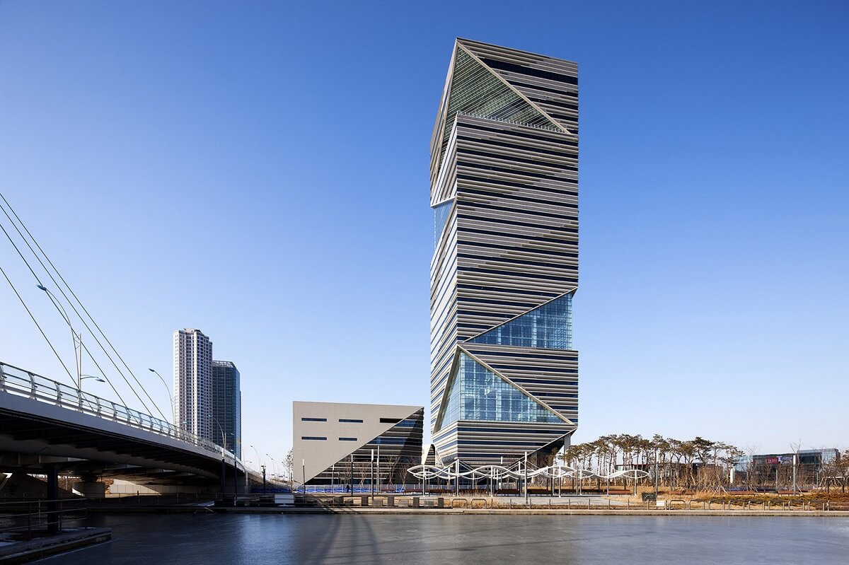 G-Tower - Gambar Foto Tempat Wisata Terkenal di Incheon Korea Selatan