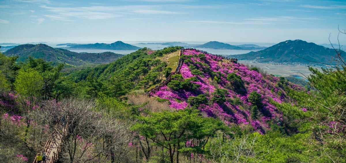 Goryeosan - Gambar Foto Tempat Wisata Terkenal di Incheon Korea Selatan