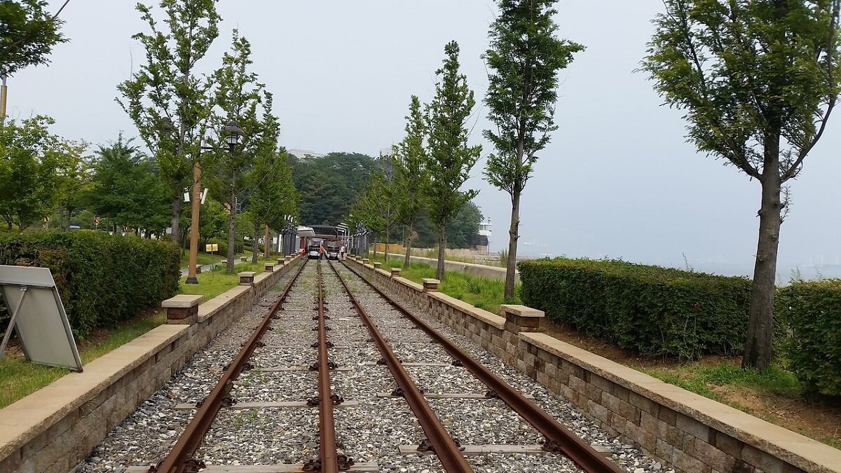 Yeongjong Seaside Rail Bike - Gambar Foto Tempat Wisata Terkenal di Incheon Korea Selatan