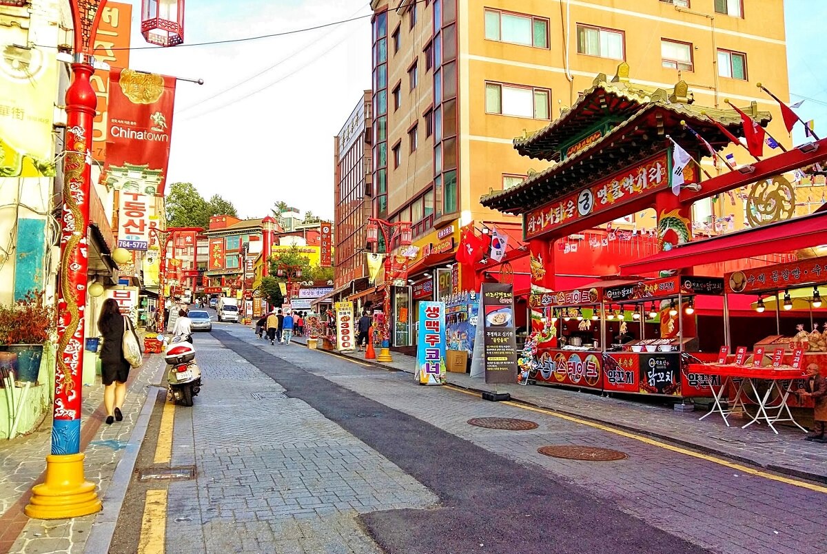 Incheon Chinatown - Gambar Foto Tempat Wisata Terkenal di Incheon Korea Selatan