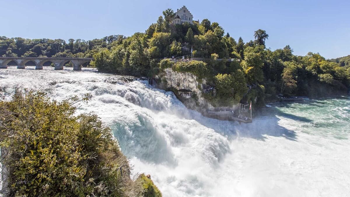 Rhine Falls - Gambar Foto Tempat Wisata Terkenal di Swiss