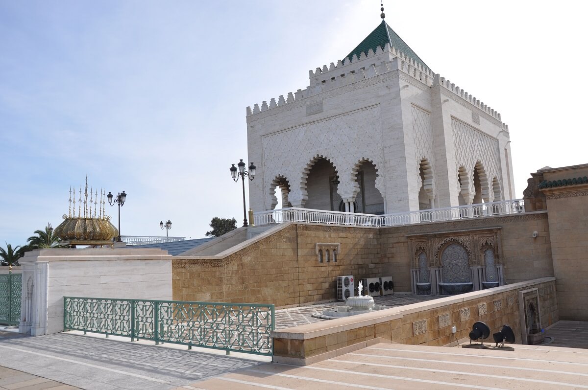Mausoleum of Mohammed V - Gambar Foto Tempat Wisata Terkenal di Maroko