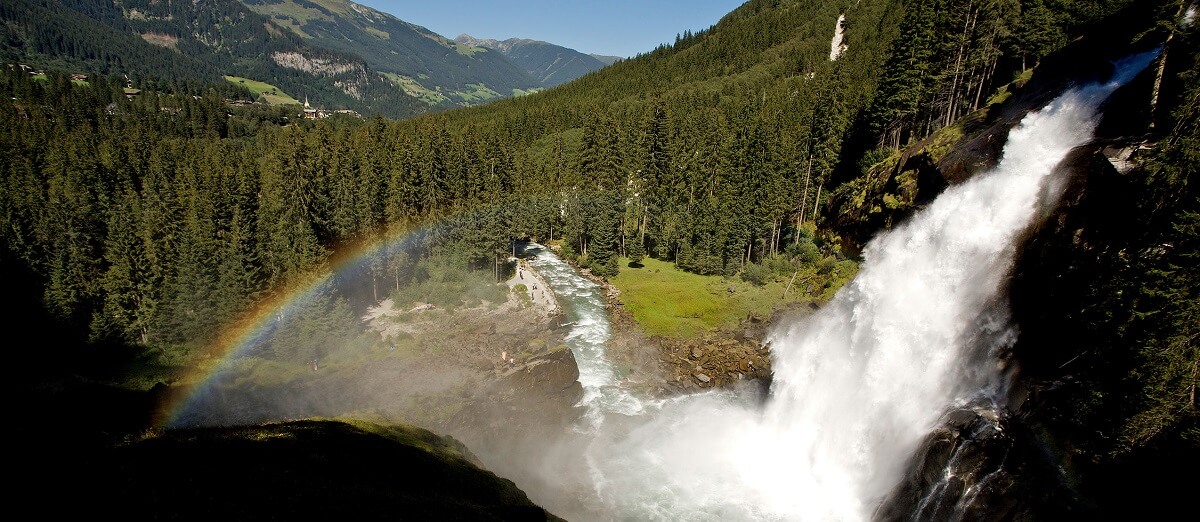 Krimml Waterfalls - Gambar Foto Tempat Wisata Terkenal di Austria