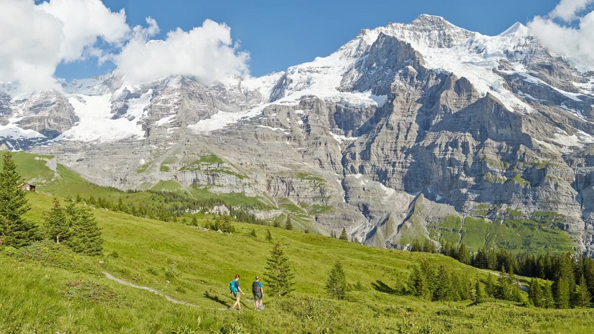Kleine Scheidegg - Gambar Foto Tempat Wisata Terkenal di Swiss