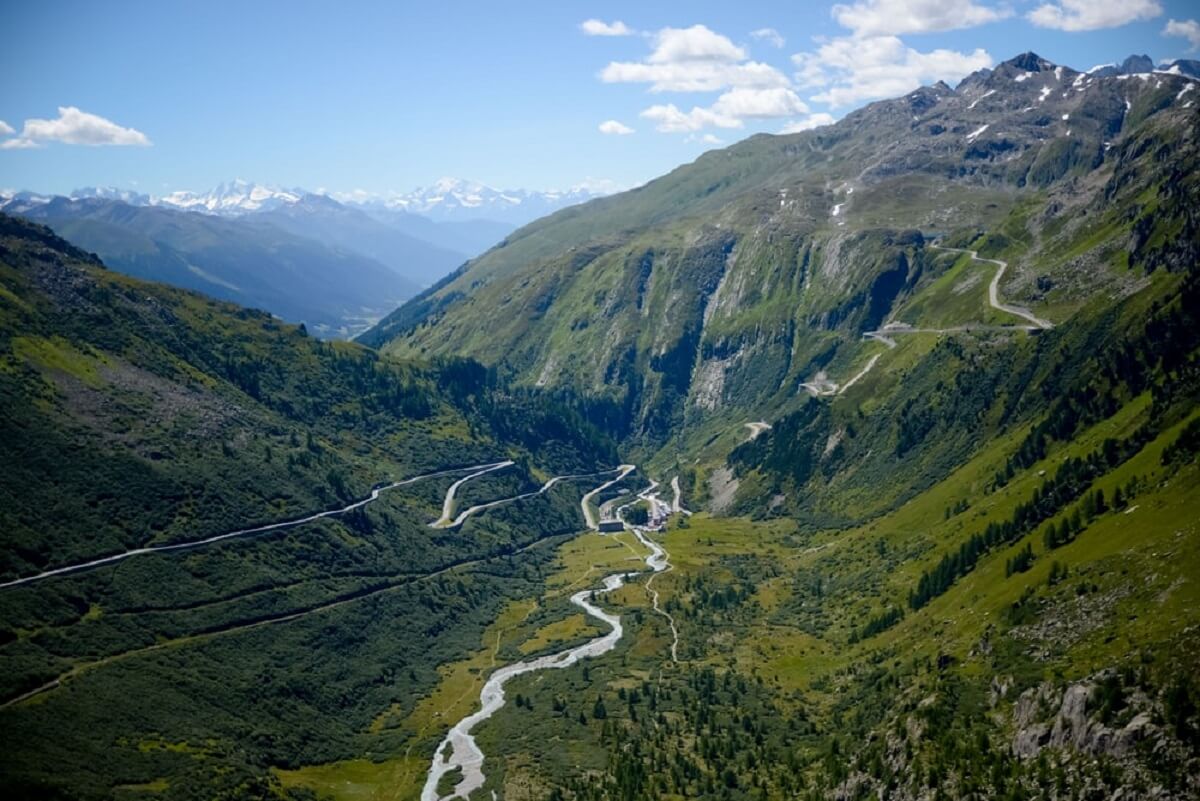 Furka Pass - Gambar Foto Tempat Wisata Terkenal di Swiss