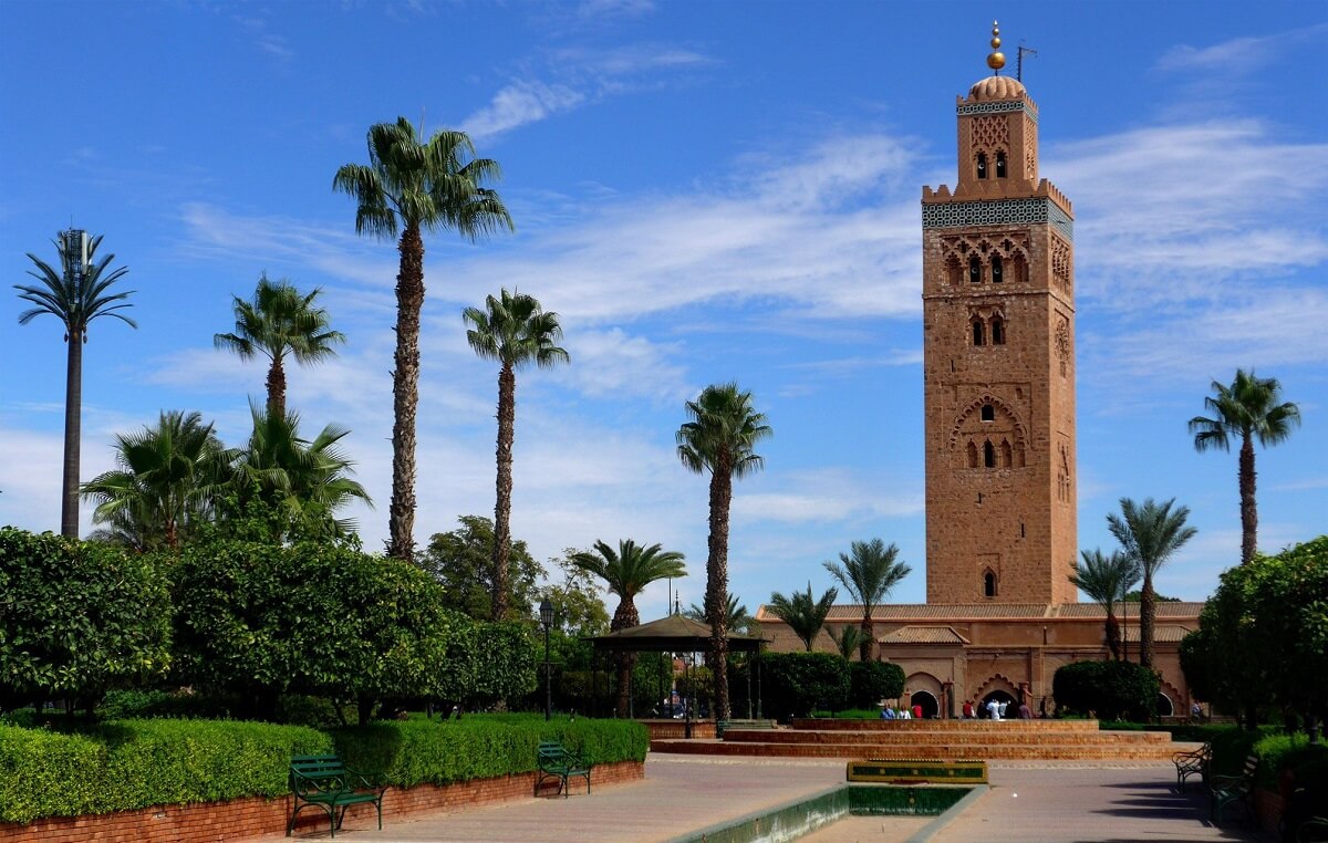 Koutoubia - Gambar Foto Tempat Wisata Terkenal di Maroko