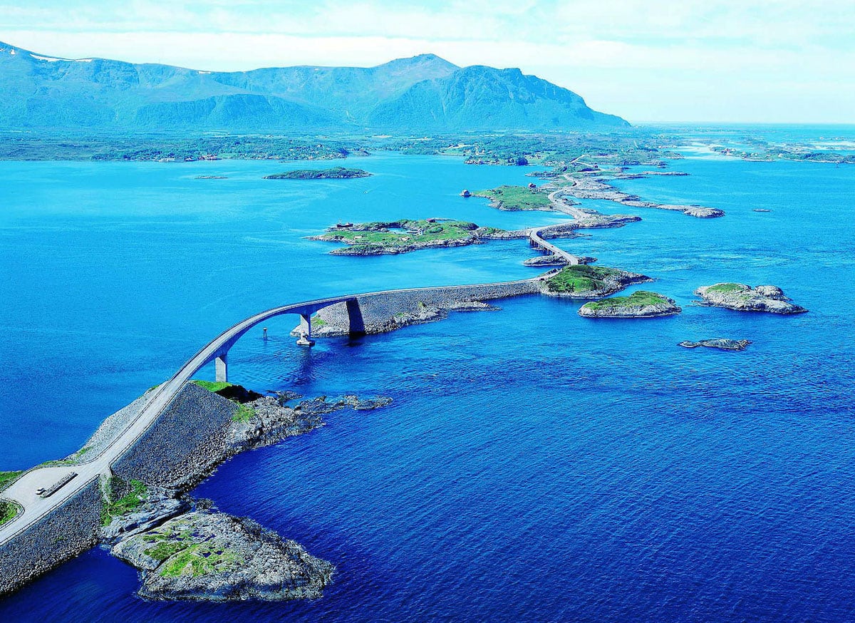 Atlantic Ocean Road - Gambar Foto Tempat Wisata Terkenal di Norwegia