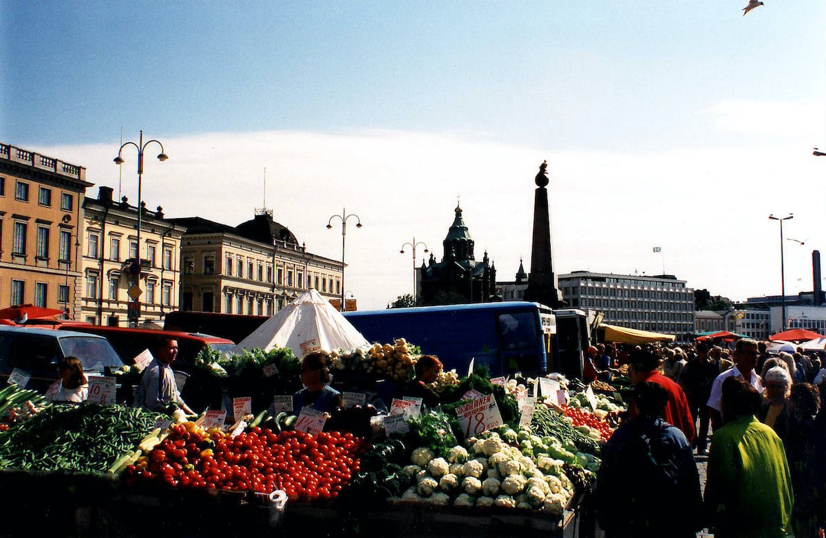 Market Square Helsinki - Gambar Foto Tempat Wisata Terkenal di Finlandia