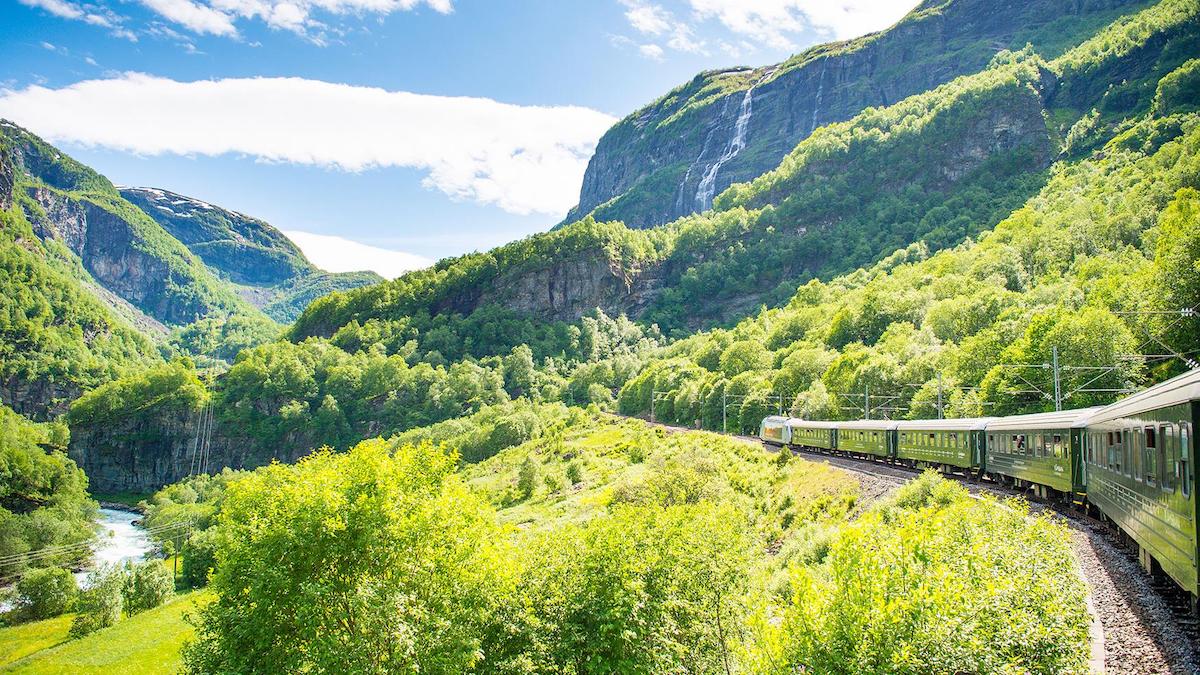 Flåmsbana - Gambar Foto Tempat Wisata Terkenal di Norwegia