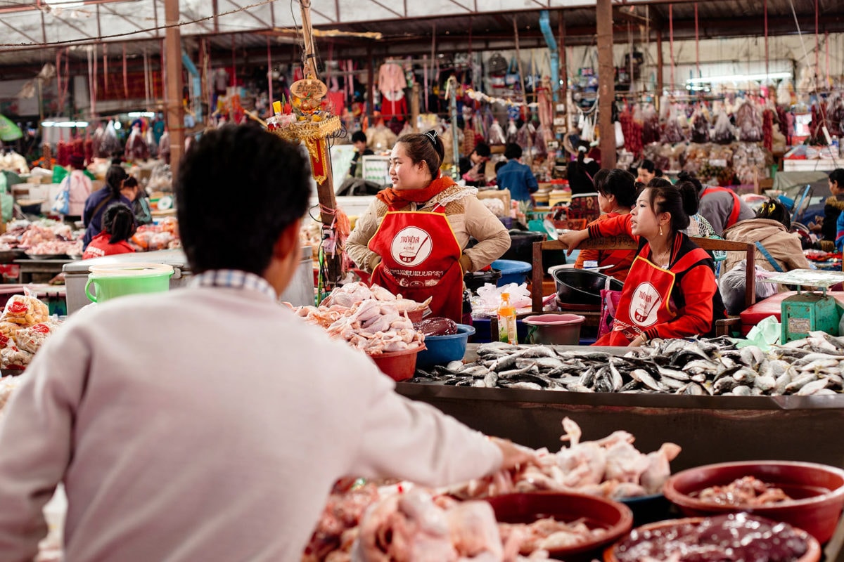 Pakse Market - Tempat Wisata Favorit dan Terkenal di Laos
