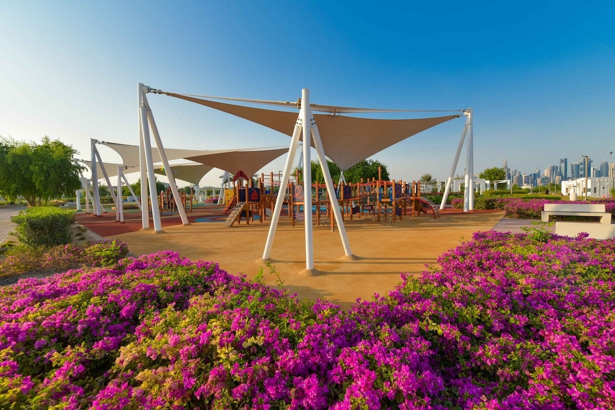 Al Bidda Park - Rumaila Area - Tempat Wisata Favorit dan Terkenal di Qatar