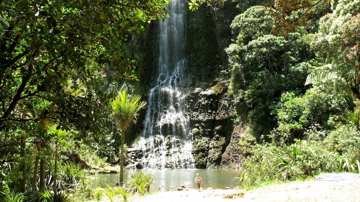 Karekare Falls - Tempat Wisata Favorit dan Terkenal di Auckland Selandia Baru